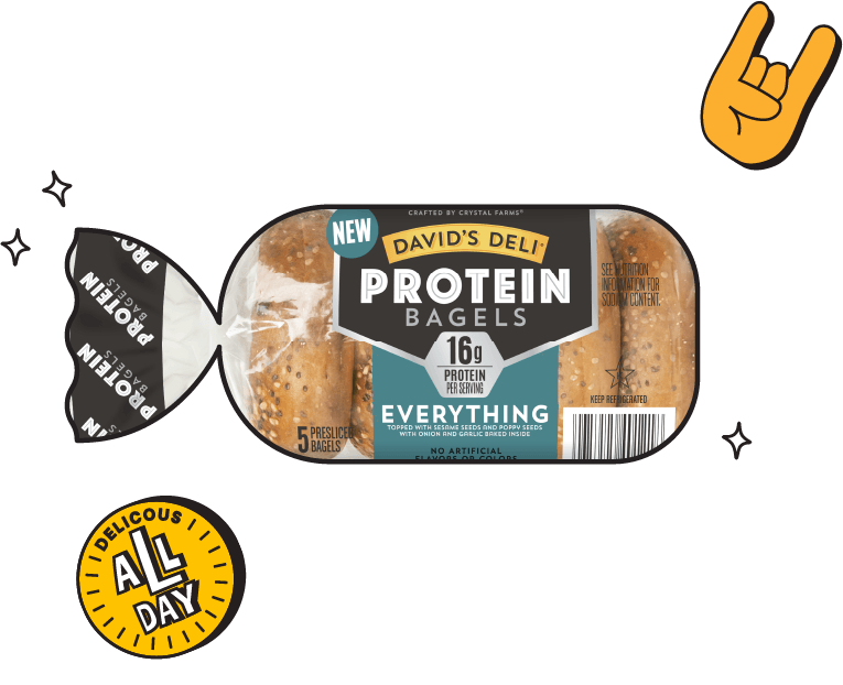 Everything Protein Bagel